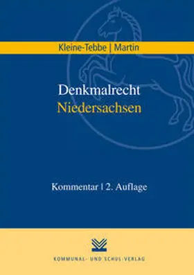 Kleine-Tebbe / Martin | Denkmalrecht Niedersachsen | Buch | 978-3-8293-1041-3 | www.sack.de