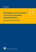 Rödel |  Öffentlichkeit und Vertraulichkeit im Recht der kommunalen Eigengesellschaften | Buch |  Sack Fachmedien