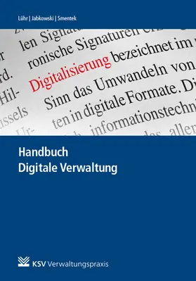 Lühr / Jabkowski / Smentek |  Handbuch Digitale Verwaltung | Buch |  Sack Fachmedien