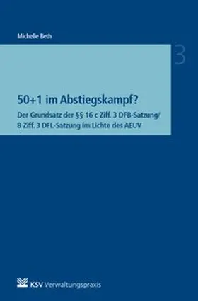 Beth | 50+1 im Abstiegskampf? | Buch | 978-3-8293-1378-0 | www.sack.de