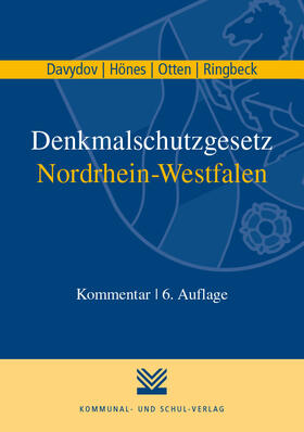 Davydov / Hönes / Ringbeck | Davydov, D: Denkmalschutzgesetz Nordrhein-Westfalen | Buch | 978-3-8293-1409-1 | sack.de
