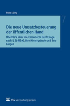 Süring | Die neue Umsatzbesteuerung der öffentlichen Hand | Buch | 978-3-8293-1469-5 | sack.de