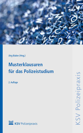 Bialon | Musterklausuren für das Polizeistudium | Buch | 978-3-8293-1511-1 | sack.de