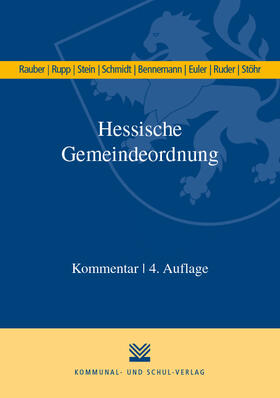 Rauber / Rupp / Stein |  Hessische Gemeindeordnung (HGO) | Buch |  Sack Fachmedien
