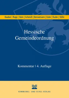 Rauber / Rupp / Stein |  Hessische Gemeindeordnung (HGO) | Buch |  Sack Fachmedien