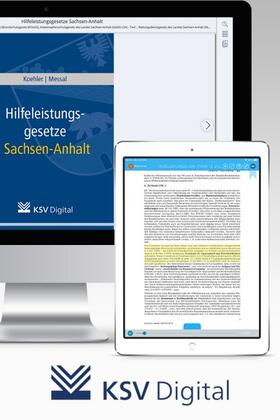 Hilfeleistungsgesetze Sachsen-Anhalt (digital) | Kommunal- und Schulverlag | Datenbank | sack.de