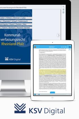 Kommunalverfassungsrecht Rheinland-Pfalz (digital) | Kommunal- und Schulverlag | Datenbank | sack.de
