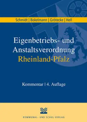 Schmidt / Bokelmann / Grötecke | Eigenbetriebs- und Anstaltsverordnung Rheinland-Pfalz | Buch | 978-3-8293-1668-2 | www.sack.de