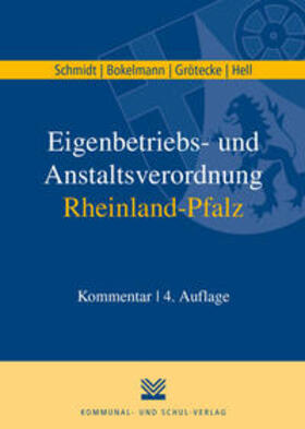 Schmidt / Bokelmann / Grötecke | Eigenbetriebs- und Anstaltsverordnung Rheinland-Pfalz | Buch | 978-3-8293-1668-2 | sack.de