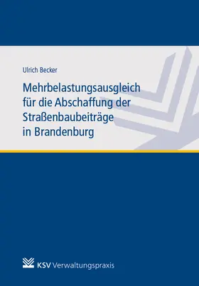 Becker |  Becker, U: Mehrbelastungsausgleich für die Abschaffung | Buch |  Sack Fachmedien