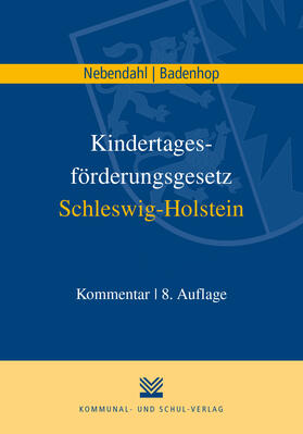 Nebendahl / Badenhop | Nebendahl, M: Kindertagesförderungsgesetz Schleswig-Holstein | Buch | 978-3-8293-1739-9 | sack.de
