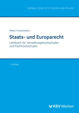 Pabst / Frankewitsch |  Staats- und Europarecht | Buch |  Sack Fachmedien