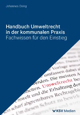 Osing |  Handbuch Umweltrecht in der kommunalen Praxis | Buch |  Sack Fachmedien