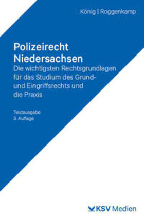 König / Roggenkamp | Polizeirecht Niedersachsen | Buch | 978-3-8293-1911-9 | sack.de