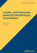 Glaser |  Landes- und Kommunalwahlrecht Mecklenburg-Vorpommern | Buch |  Sack Fachmedien