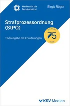 Röger |  Strafprozessordnung (StPO) | Buch |  Sack Fachmedien