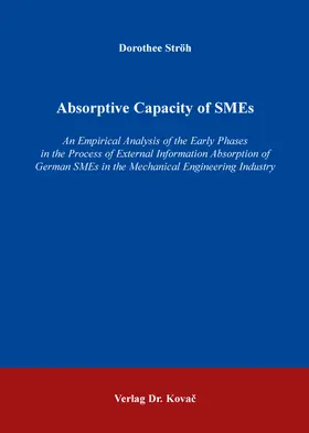 Ströh |  Absorptive Capacity of SMEs | Buch |  Sack Fachmedien