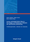 Mahlau / Voß / Hartke |  Lernen nachhaltig fördern Band 4: Grundlagen und Förderung im Bereich der sprachlichen Entwicklung | Buch |  Sack Fachmedien