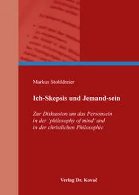 Stohldreier |  Ich-Skepsis und Jemand-sein | Buch |  Sack Fachmedien