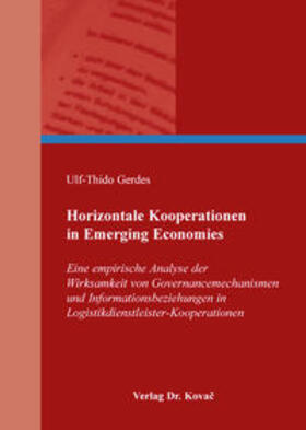 Gerdes | Horizontale Kooperationen in Emerging Economies | Buch | 978-3-8300-8964-3 | sack.de