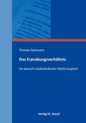 Hartmann | Das Erprobungsverhältnis | Buch | 978-3-8300-9033-5 | sack.de