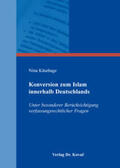 Käsehage |  Konversion zum Islam innerhalb Deutschlands | Buch |  Sack Fachmedien