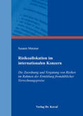 Metzner |  Risikoallokation im internationalen Konzern | Buch |  Sack Fachmedien