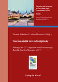 Bohušová / Duricová |  Germanistik interdisziplinär | Buch |  Sack Fachmedien