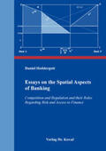Heddergott |  Essays on the Spatial Aspects of Banking | Buch |  Sack Fachmedien