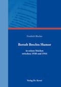 Blocher |  Bertolt Brechts Humor | Buch |  Sack Fachmedien