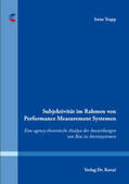 Trapp |  Subjektivität im Rahmen von Performance Measurement Systemen | Buch |  Sack Fachmedien