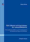 Braun |  F&E-Effizienz in Kooperationen der Automobilindustrie | Buch |  Sack Fachmedien