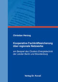 Herzog |  Kooperative Fachkräftesicherung über regionale Netzwerke | Buch |  Sack Fachmedien