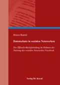 Bajmel |  Datenschutz in sozialen Netzwerken | Buch |  Sack Fachmedien