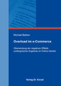 Bathen |  Overload im e-Commerce | Buch |  Sack Fachmedien