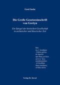 Sachs |  Die Große Gesetzesinschrift von Gortyn | Buch |  Sack Fachmedien