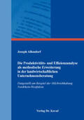 Allendorf |  Die Produktivitäts- und Effizienzanalyse als methodische Erweiterung in der landwirtschaftlichen Unternehmensberatung | Buch |  Sack Fachmedien