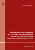 Shayo |  Die Behandlung von Maßnahmen der Corporate Social Responsibility im deutschen und tansanischen Gesellschafts- und Wettbewerbsrecht | Buch |  Sack Fachmedien