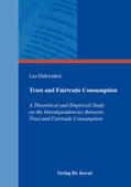 Dirkwinkel |  Trust and Fairtrade Consumption | Buch |  Sack Fachmedien