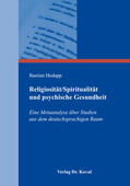 Hodapp |  Religiosität/Spiritualität und psychische Gesundheit | Buch |  Sack Fachmedien