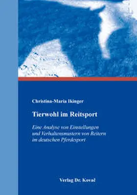 Ikinger |  Tierwohl im Reitsport | Buch |  Sack Fachmedien