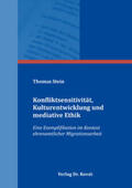 Stein |  Konfliktsensitivität, Kulturentwicklung und mediative Ethik | Buch |  Sack Fachmedien