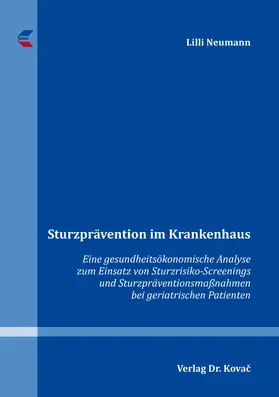 Neumann | Sturzprävention im Krankenhaus | Buch | 978-3-8300-9876-8 | sack.de