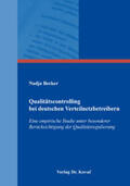Becker |  Qualitätscontrolling bei deutschen Verteilnetzbetreibern | Buch |  Sack Fachmedien