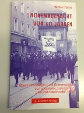 Wittl |  Novembernacht vor 60 Jahren | Buch |  Sack Fachmedien