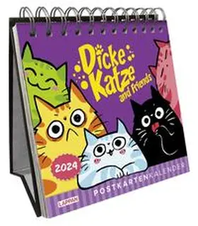 Vieweg |  Dicke Katze and Friends - Postkartenkalender 2024 | Sonstiges |  Sack Fachmedien