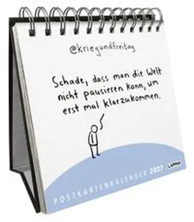 @kriegundfreitag |  kriegundfreitag: Postkartenkalender 2027 | Sonstiges |  Sack Fachmedien