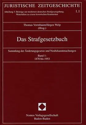 Vormbaum / Welp |  Das Strafgesetzbuch | Buch |  Sack Fachmedien