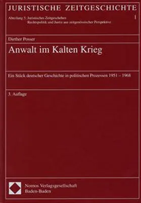 Posser |  Anwalt im Kalten Krieg | Buch |  Sack Fachmedien
