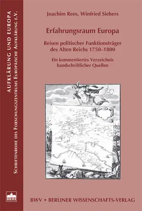 Rees / Siebers |  Erfahrungsraum Europa | Buch |  Sack Fachmedien